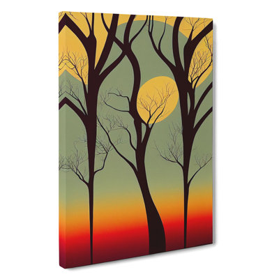 XC1022-4192X Striking Abstract Tree No.3 - Wrapped Canvas Print