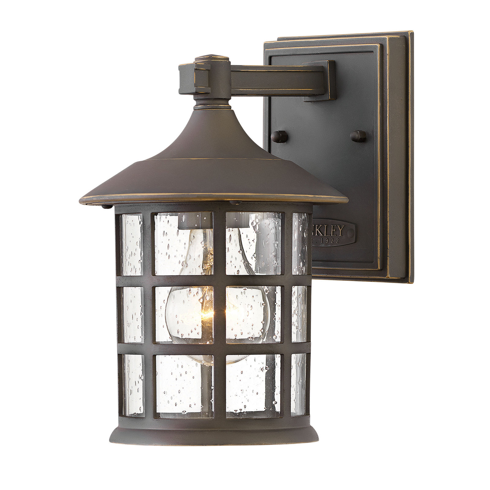 Hinkley Freeport Outdoor Wall Lantern, Rubbed Bronze