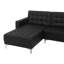 Finnegan 5 Seater Faux Leather Sofa Bed-1597874261