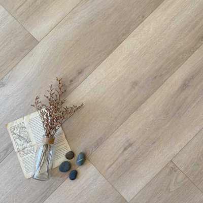 Tru-Shield 10mm Thick, 9.37" W x 60" L Water-Resistant Laminate Flooring by Golden State Floors