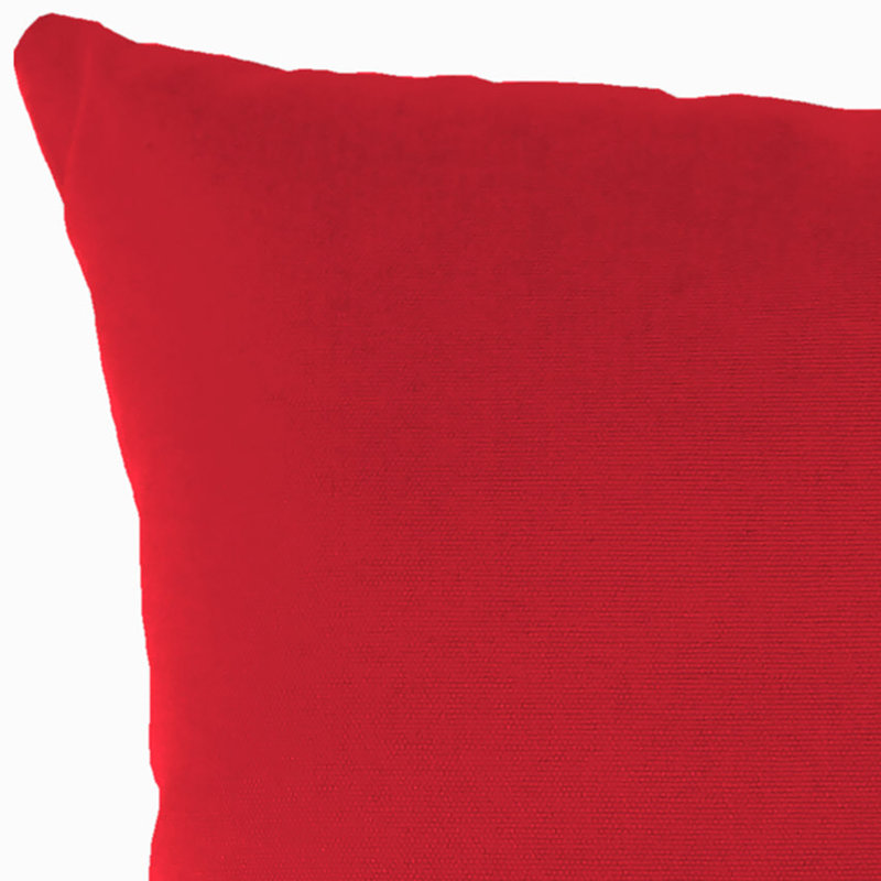Sunbrella Outdoor Throw Pillow, Canvas Jockey Red Sunbrella®