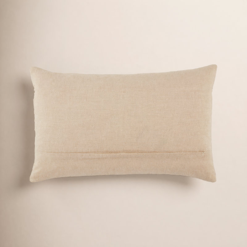 Coussin Ryans, Bleu, Polyester/ Bourre en polyester, Rectangle 13" H x 21" W