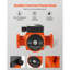 F-007-F5-71FC Pompe de circulation d'eau en fonte 1 / 10HP 23GPM