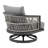 Evalyn Swivel Metal Outdoor Lounge Chair