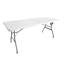 Table pliante en granit blanc Techni Home 6 pi avec poignée facile à transporter