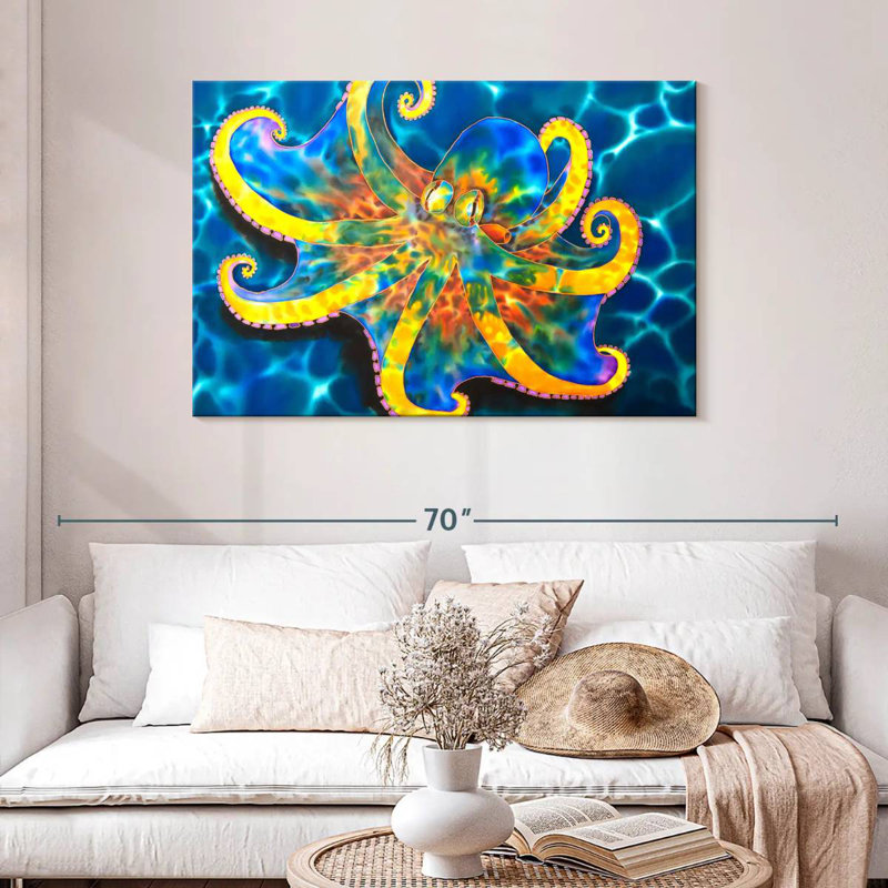 Brampt Caribbean Octopus, 30" H x 45" W