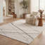 Tapis abstrait gris / crème Kymiere-1364122263