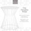 Table de bout, table basse ou table de chevet décorative en métal Elle Decor Lulu-29440276