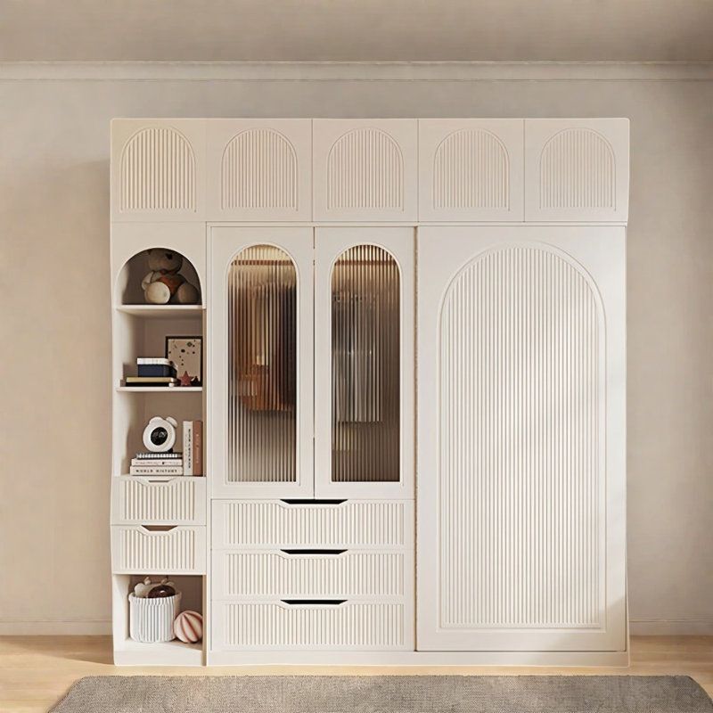 Modern Simple And Luxurious Wardrobe, 101.57" H x 94.49" W x 22.83" D