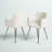 Celaya 19.5'' H Faux Leather Upholstered Metal Arm Chair-409362102-520422864