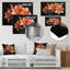 Orange, lis noir, printemps, photo III, lys, art mural, salon-849608818-849608778