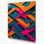 «Abstract Shapes 47», art mural sur toile verte