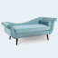 Chaise longue avec accoudoirs à volutes-129598897