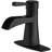 Single-Hole Single-handle Bathroom Faucet with Drain Assembly-64600858