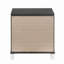 Nightstand, Metallic 2-Drawer Nightstand