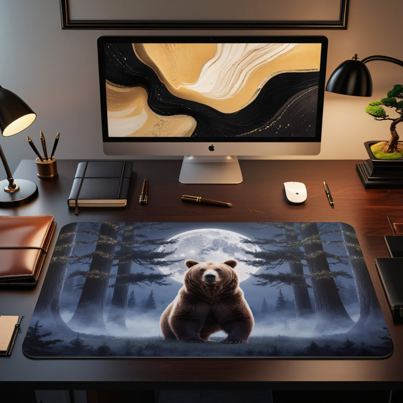 Polyester Desk Pad, 31.5x15.5