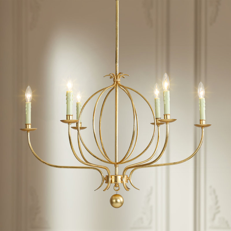 6 - Light Candelabra Chandelier for Dinning Room