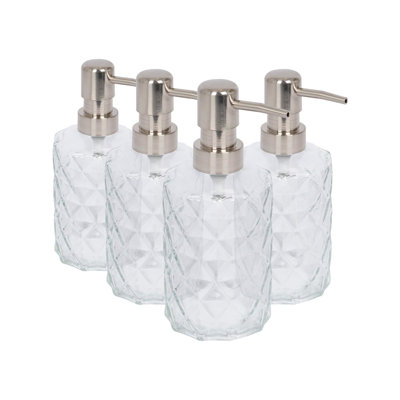 Prism Glass Soap Dispensers - 330ml
