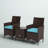 3 Piece Rattan Seating Group with Cushions-2139901432