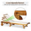 Chaise longue inclinable Cashel