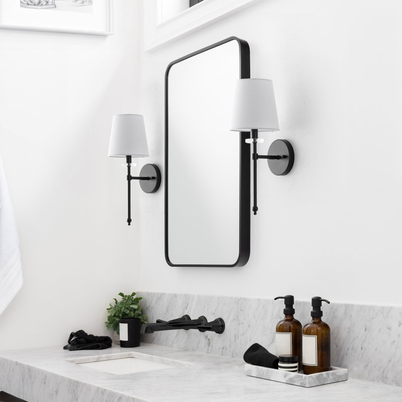 Meuble-lavabo Wallache, Noir, 1