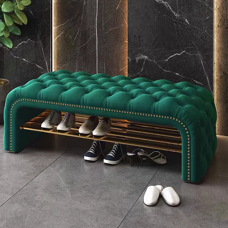 Tabouret à chaussures 4 pièces Modern, Vert
