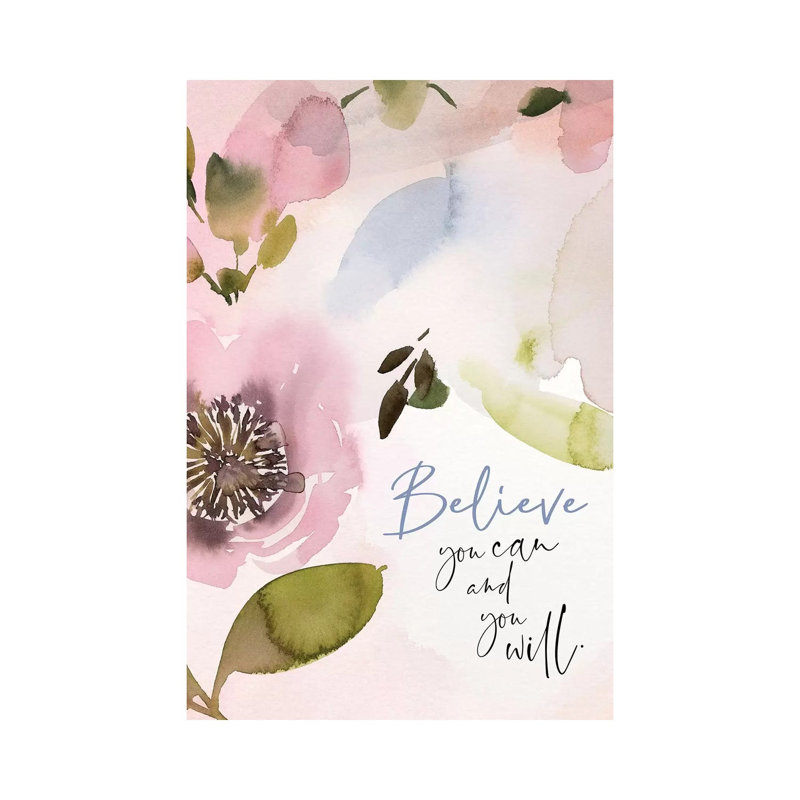 Believe You Can by Stephanie Ryan - Print on Canvas, Wrapped Canvas, 66.04cm H x 45.72cm W x 3.81cm D