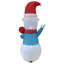 LED Lighted Inflatable Polar Bear Outdoor Christmas Decoration - 8.25'
