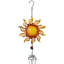Shining Suns Outdoor Garden Windchimes - 31.5" - Set Of 3