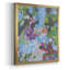 Toile encadrée de qualité supérieure Iris Garden - prête à être accrochée-2121771480-2121771487