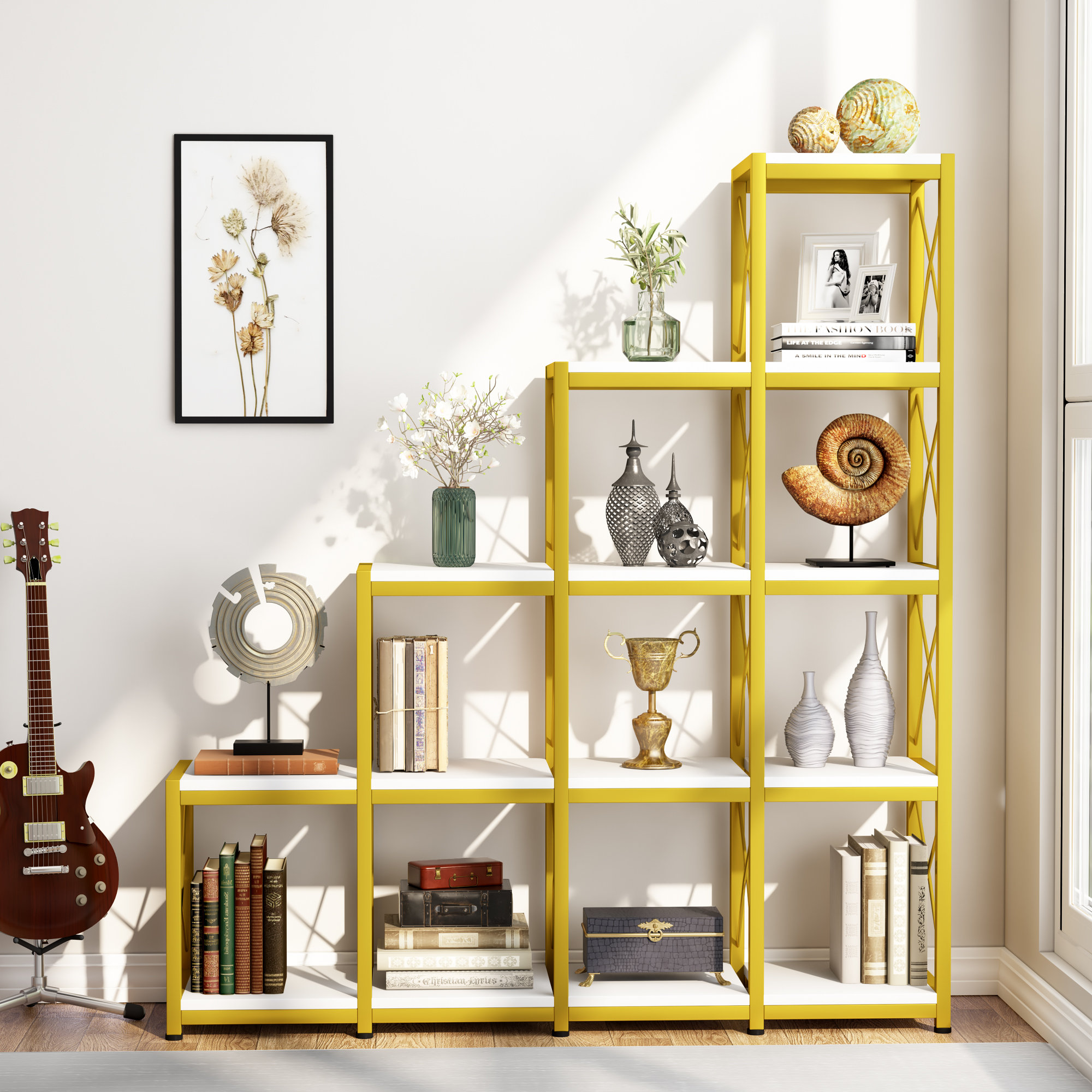 Step bookcase clearance