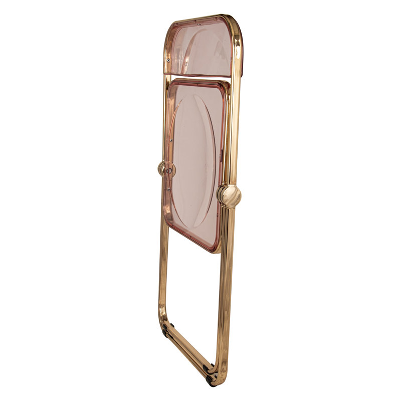 Chaise pliante Brayden Studio® Gillispie, Gold, Mandarine