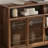 All-Solid Wood Retro-Style Sideboard