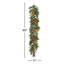 Guirlande 48 po Pin Magnolia Berry Spruce