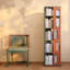 Bibliothèque rotative 17,32 "en bois massif vert