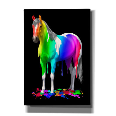 Epic Graffiti 'Rainbow Paint Horse' By Crista Fore " Rainbow Paint Horse " by Crista Forest