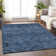 Premium Machine Washable Prisco Navy Rug