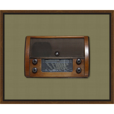« rétro radio i », impression encadrée