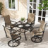 Ensemble de 4 fauteuils de salle à manger Avionce