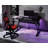 Dragi Gaming Table with USB Port in Black and Red