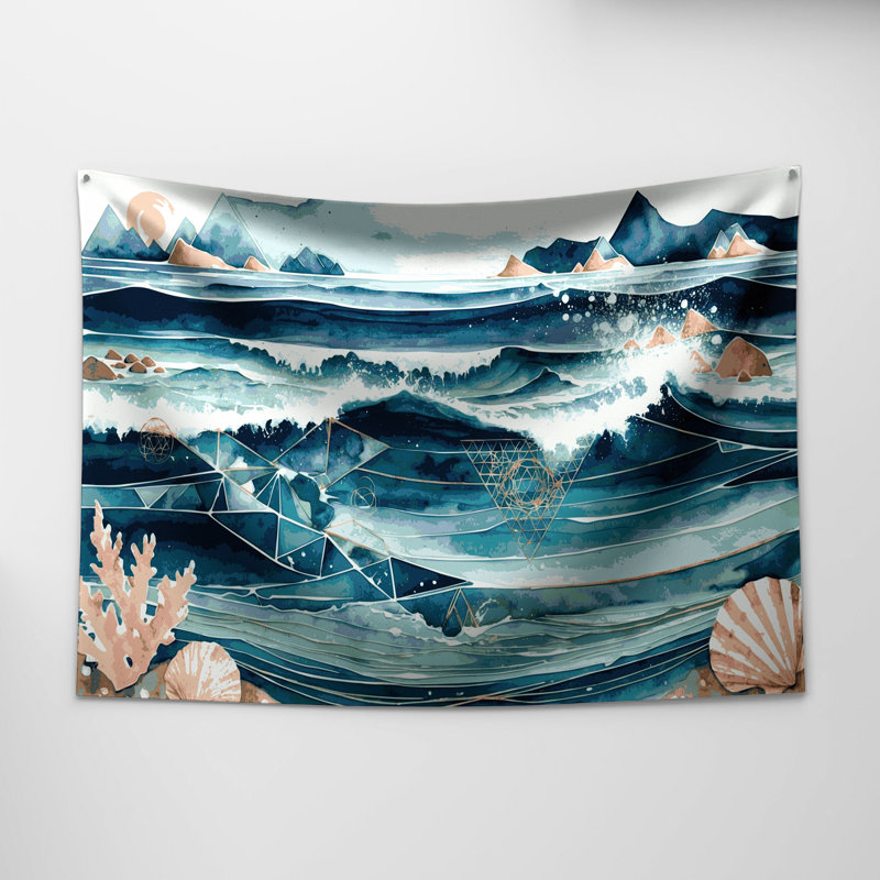 Tapisserie murale Coastal, 68 po x 80 po