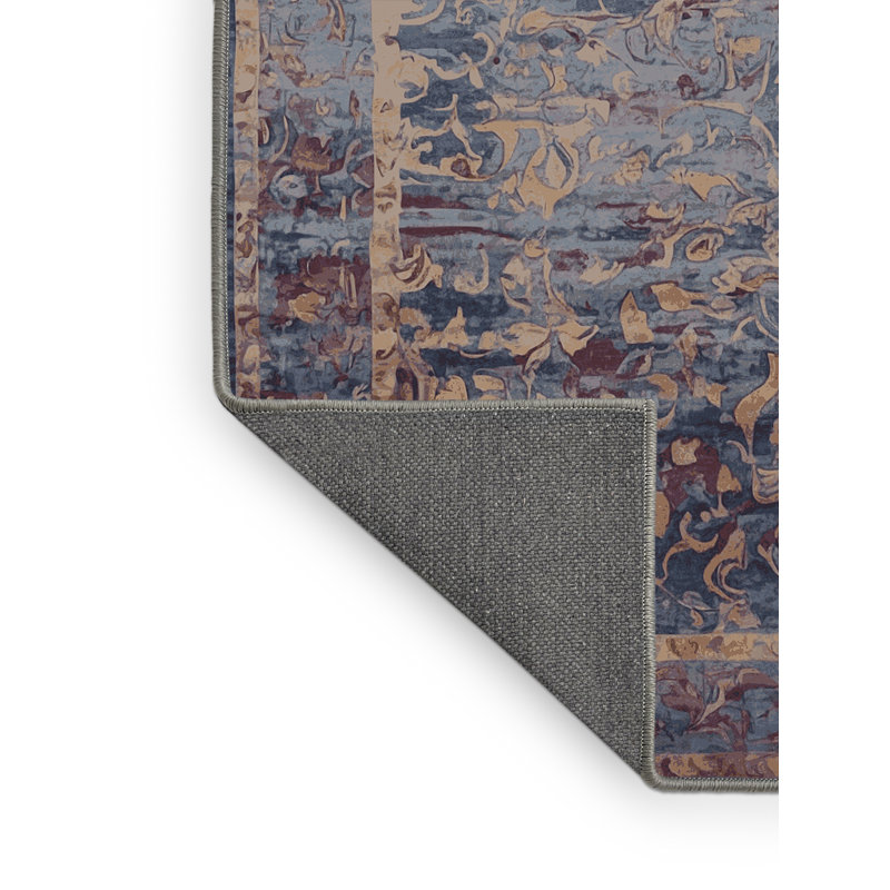 Tapis gris soyeux et moelleux, Rectangle 8 pi x 10 pi