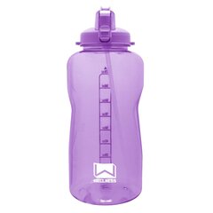 Tasty 16 oz Multi-color Plastic Water Bottles with Wide Mouth and Flip-Top  Lid (2 Pieces)