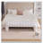 Chenille Upholstered Bench-729379648