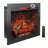 Infrared Electric Fireplace with Removable Trim Kit, Touch Panel, and Realistic Fire Effects for Cozy Home Heating