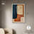 Blue And Cream II Canvas Midcentury Abstract Wall Art by Art Remedy-104321604-111664729