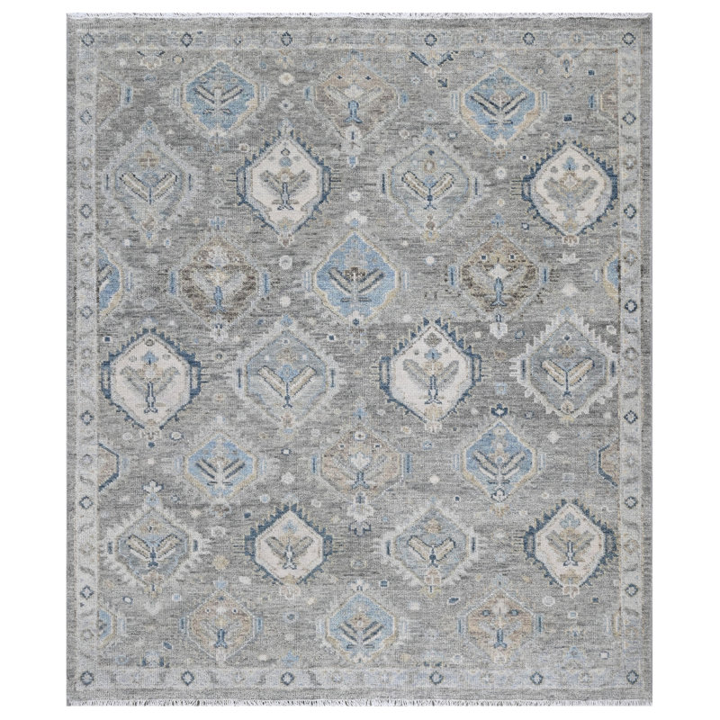 One-of-a-Kind Rectangle 8' X 9'9" Hand Knotted Area Rug