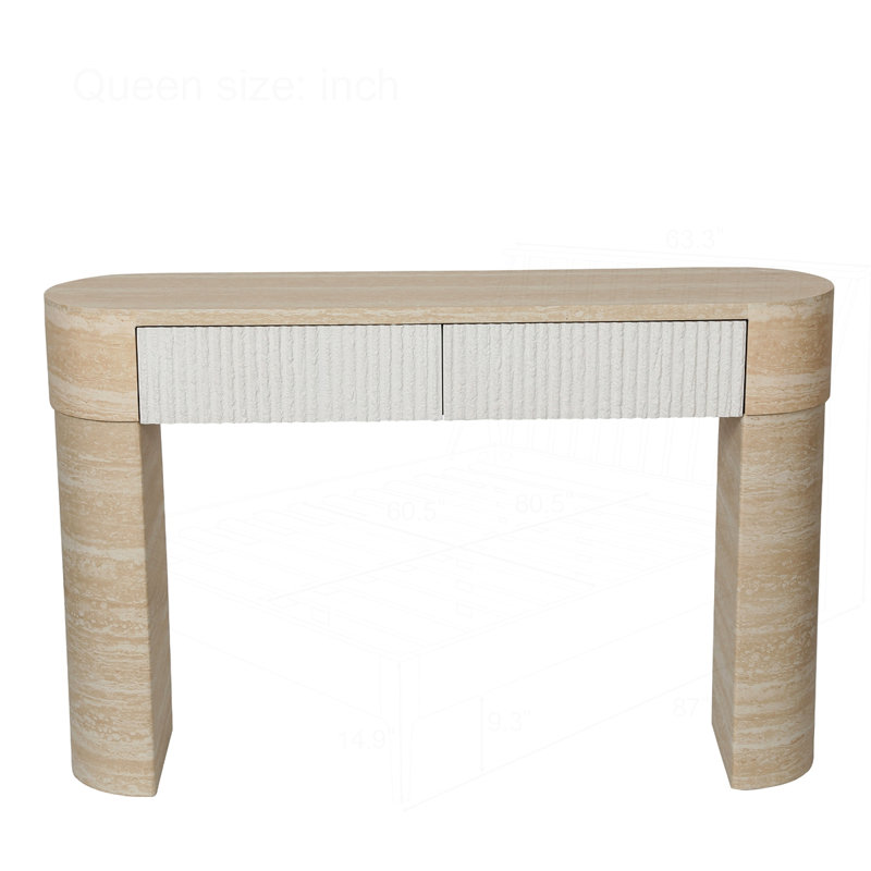 Console moderne avec tiroirs