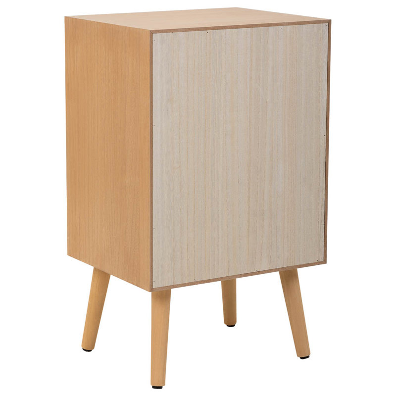 Verdell 42cm W Manufactured Wood Bedside Table