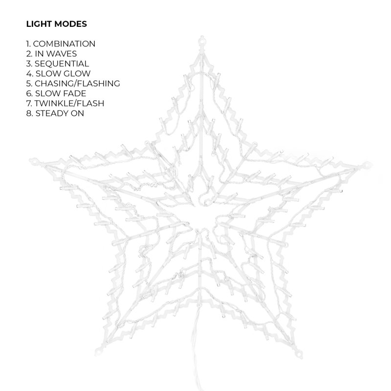 LED Twinkle Indoor / Outdoor Lighted Window Décor